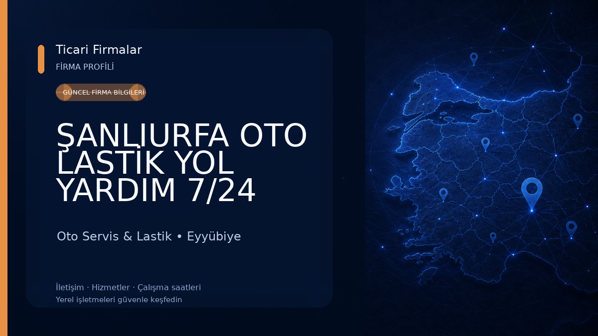 ŞANLIURFA OTO LASTİK YOL YARDIM 7/24