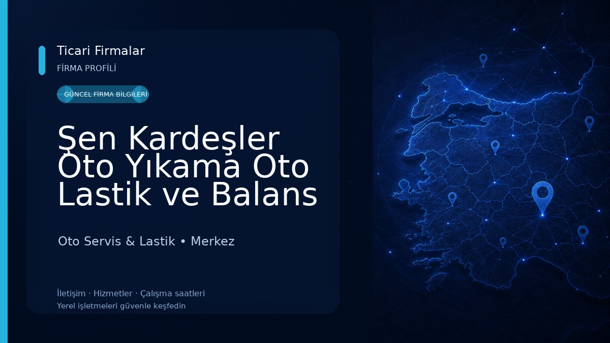 Şen Kardeşler Oto Yıkama Oto Lastik ve Balans servisi