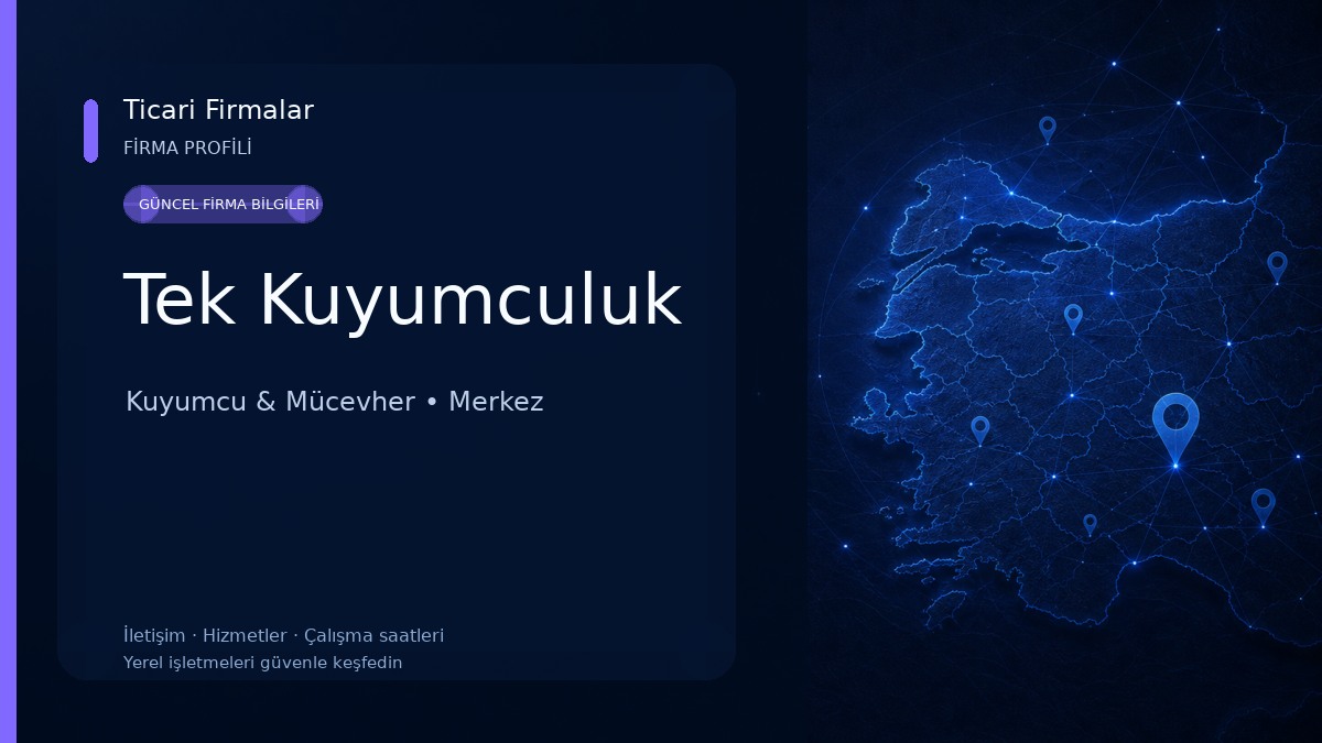 Tek Kuyumculuk