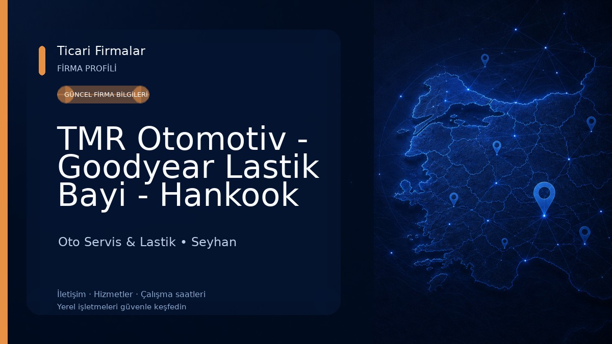 TMR Otomotiv - Goodyear Lastik Bayi - Hankook & Michelin & Continental & Nexen