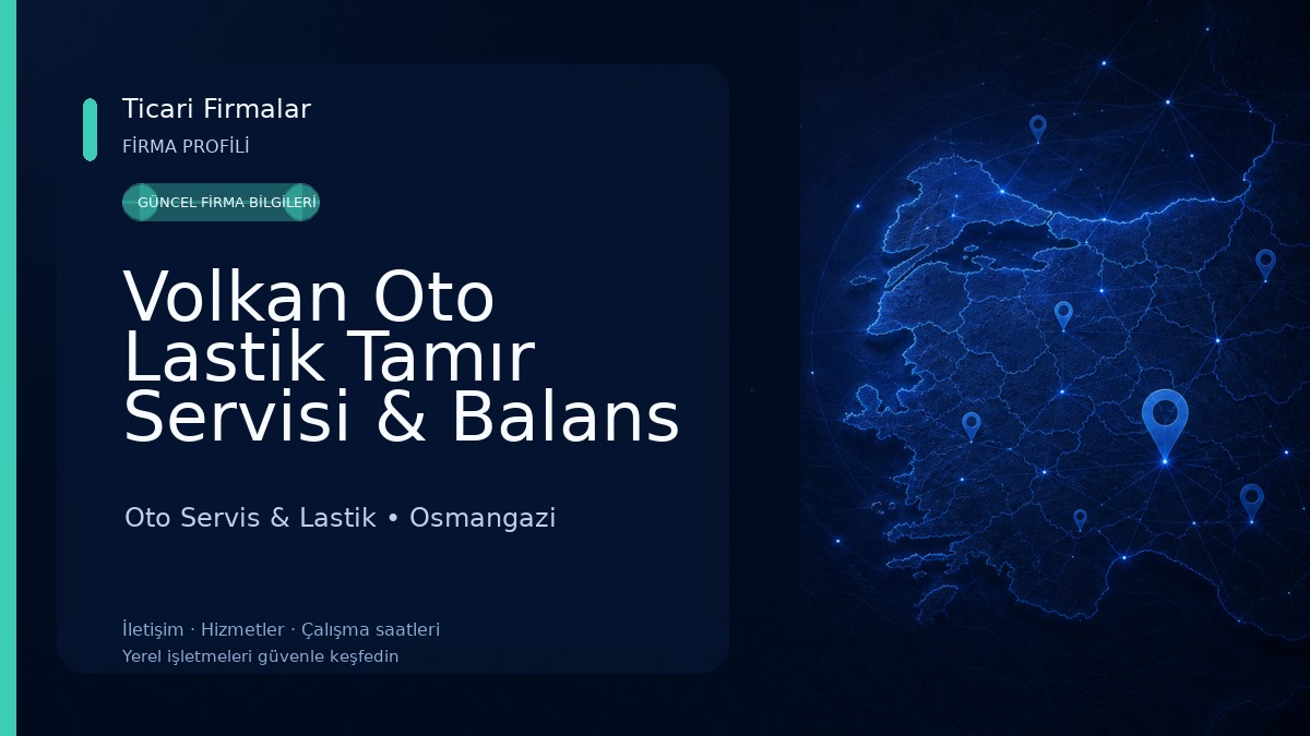 Volkan Oto Lastik Tamır Servisi & Balans