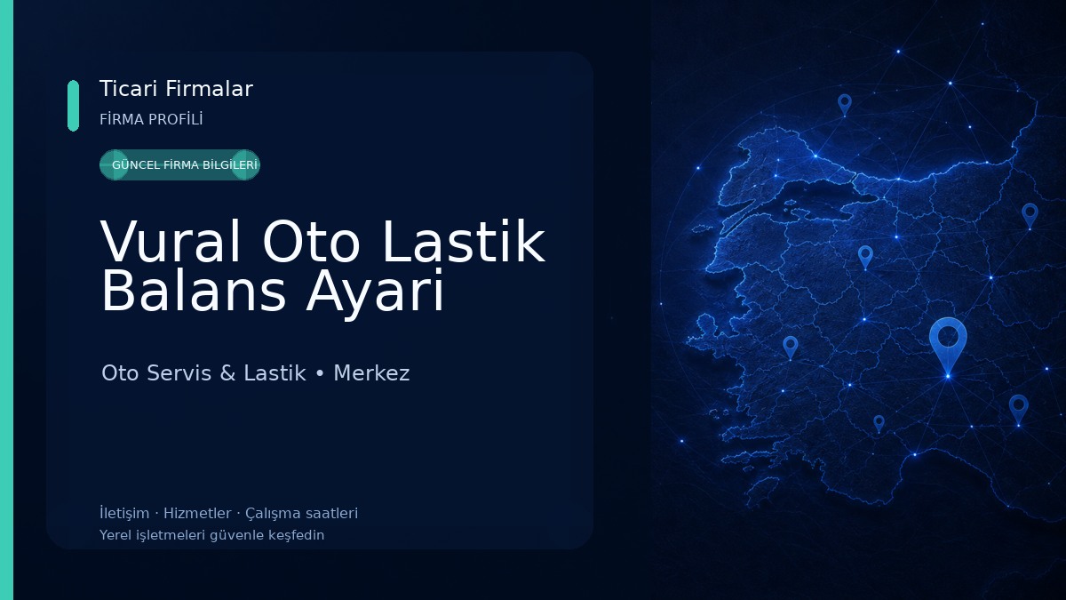 Vural Oto Lastik Balans Ayari