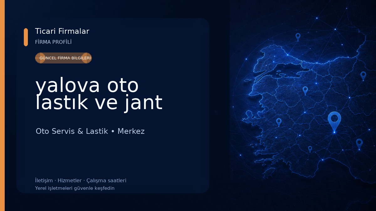 yalova oto lastık ve jant