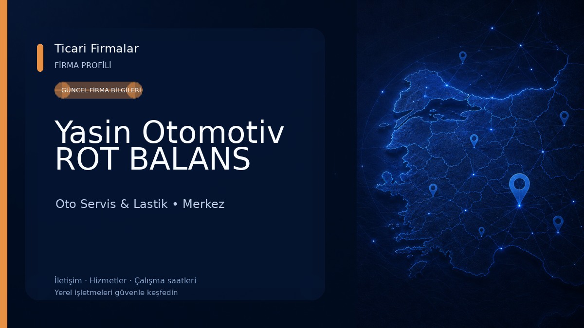 Yasin Otomotiv ROT BALANS