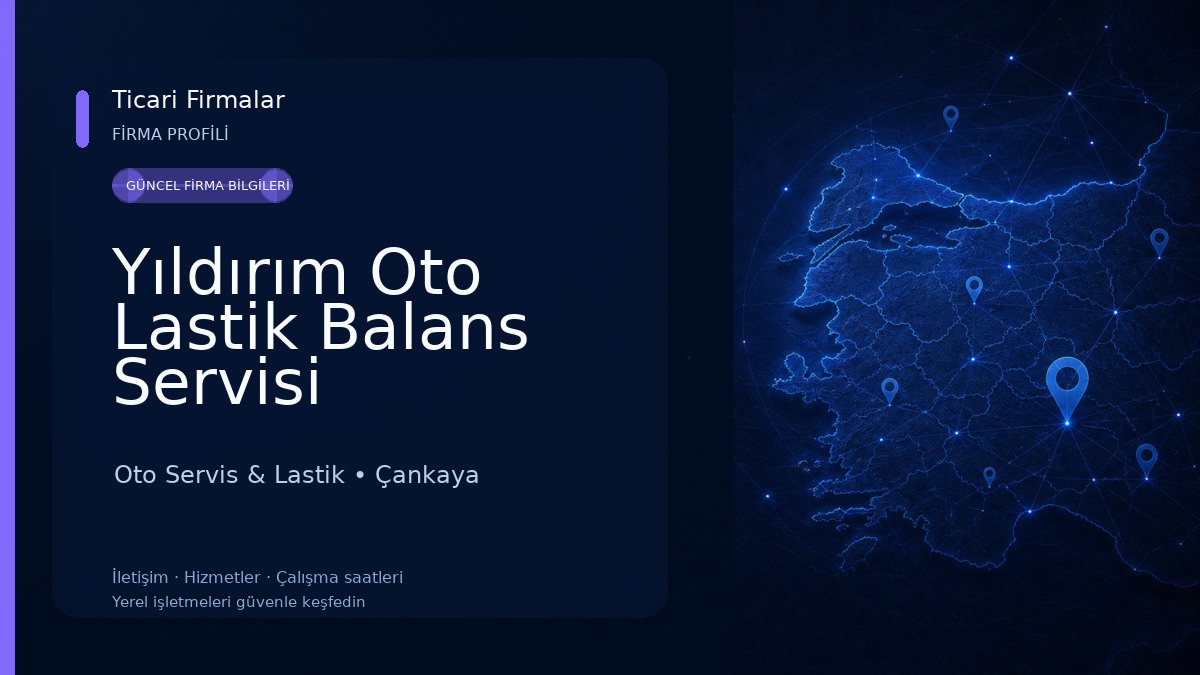 Yıldırım Oto Lastik Balans Servisi